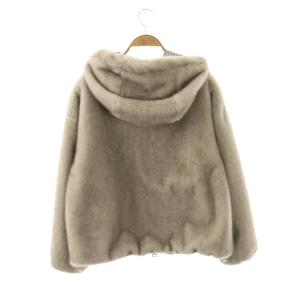 HERNO 25AW GI000318D-12739 エコファーブルゾン 38 グレー