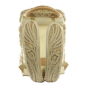 Mame Kurogouchi Cording Embroidery Backpack ベージュ ブラウン