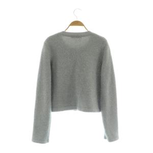 Apuweiser-riche 24AW キラキラシャギーカーディガン ニット クルーネック 2 グレー /MY OS
