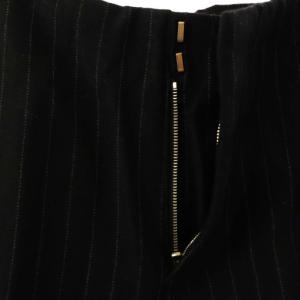 MADISONBLUE FLARE PT W/STRIPE フレアパンツ ストライプ 00 XS ブラック /ES OS