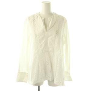 25SS Dia Cutwork Tuck Blouse ブラウス 刺繍 プルオーバー ホワイト /DF