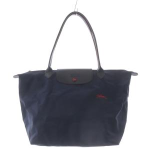 ル プリアージュ クラブ トートバッグ ハンドバッグ 紺 ネイビー 赤 レッド /SR SH