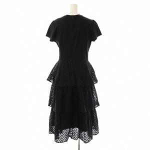 BORDERS at BALCONY LACE DRESS ワンピース 38 ブラック