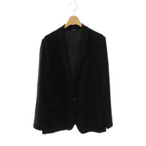 24SS POWDER CREPE CASUALBLAZER UL テーラードジャケット 0 ブラック