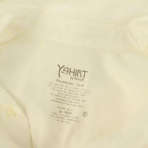 YANUK オーバーサイズシャツ 長袖 コットン F ホワイト /MY OS