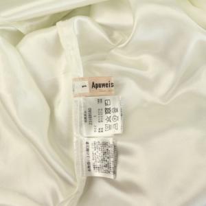 Apuweiser-riche 23SS フラワーエスカルゴワンピース ロング 長袖 ギャザー 1 ホワイト /MY OS