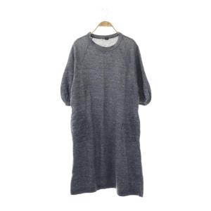 リネン混スウェットワンピース 0 ネイビー /DO OS