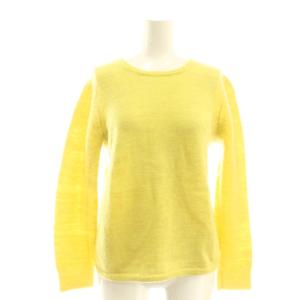 umii908 ウール ニット セーター 2 イエロー /DF OS