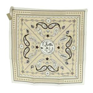 25SS LE RODEO DES FRUIT バンダナ55 シルク ベージュ