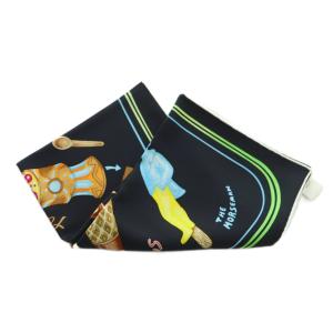 HERMES 24SS カレ70 FUNNY ICE CREAM シルク