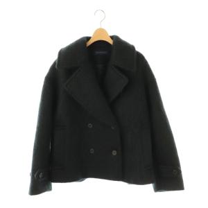 25AW シャギーピーコート ブラック