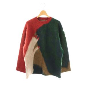 24AW LITTLE FUNNY FACE SHAGGY KNIT TOP ニット セーター 長袖 F