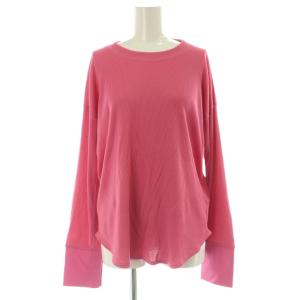 FLAT SEAMER TELECO TOP トップス カットソー 長袖 F ピンク /NR OS