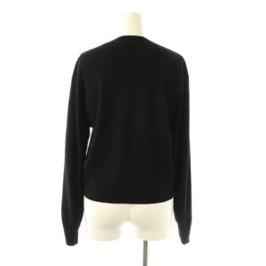 FOXEY BOUTIQUE 42191 カーディガン コルビュジエ ニット ジップアップ 40 黒 /NR OS