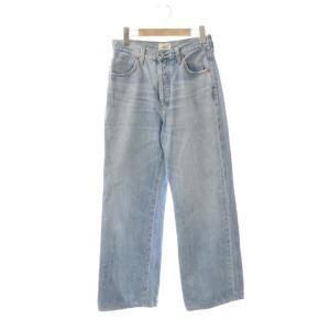 ANNINA High waist Jean デニムパンツ ジーンズ ボタンフライ コットン 25 ライトブルー