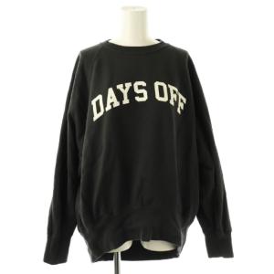 × 五明祐子さんコラボ LEE DAYS別注 DAYS OFFスウェット トレーナー チャコール /DF