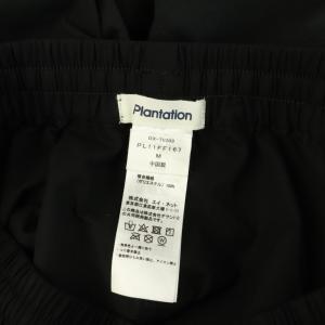 plantation ワイドイージーパンツ M ブラック フルレングス /MY OS