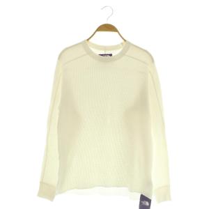 Crew neck thermal shirt ロンT ワッフル S ホワイト NT3764N /MY