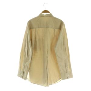EVERYDAY I LIKE 23SS Basic シャツ ブラウス ベージュ レギュラーカラー 長袖 /MY OS