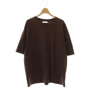 SUVIN 60/2 スビンコットン Tシャツ カットソー 半袖 コットン 4 茶 /NR OS