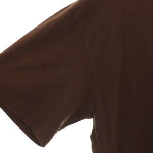 ATON SUVIN 60/2 スビンコットン Tシャツ カットソー 半袖 コットン 4 茶 /NR OS
