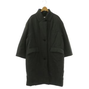 24AW topthermo コート 中綿 ロング 36 グレー /HK OS