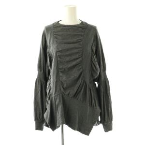 25AW ハイゲージソフト天竺 DynamicsロンT Tシャツ カットソー 長袖 38 グレー 300IA580-1371