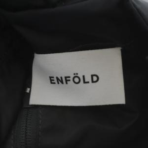 ENFOLD GATHER BACKPACK ナイロン ブラック