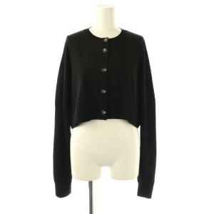 25AW HALF-CIRCLE CARDIGAN 38 ブラック