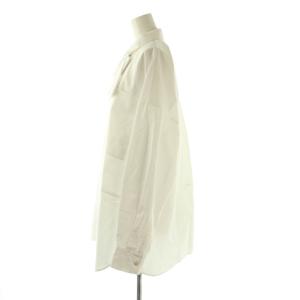 ENFOLD 25AW ASYMMETRY BOW-TIE SHIRT 38 ホワイト 300IA130-1671