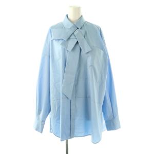 25AW ASYMMETRY BOW-TIE SHIRT 38