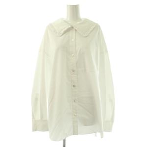 25AW FRILL-COLLAR SHIRT 38 ホワイト