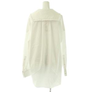 ENFOLD 25AW FRILL-COLLAR SHIRT 38 ホワイト