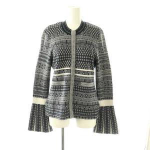 Mishima Karatsu Floral Pattern Knitted Cardigan