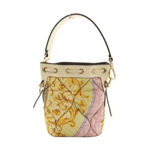 FENDI VERSACE モントレゾール 2WAYバッグ 総柄 アイボリー マルチカラー