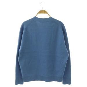ebure Knit V Neck Cardigan カーディガン ニット Vネック スモークブルー /ES OS