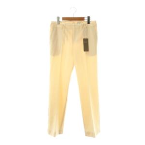 1タックパンツ スラックス 38 クリーム色 /DF OS