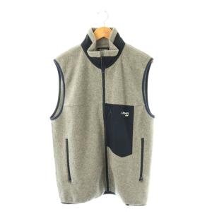 限定ウール吊りパイルシープベスト ジャケット ウール XL グレー