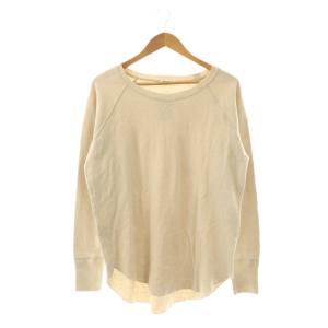 ワッフルカットソー 長袖 ベージュ /HK OS