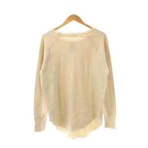 EVERYDAY I LIKE ワッフルカットソー 長袖 ベージュ /HK OS