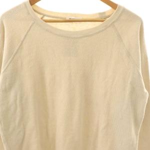 EVERYDAY I LIKE ワッフルカットソー 長袖 ベージュ /HK OS