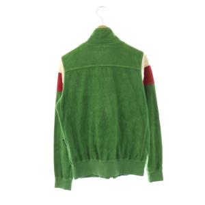 HYSTERIC GLAMOUR パイル トラックジャケット ジップアップ F グリーン /HK OS