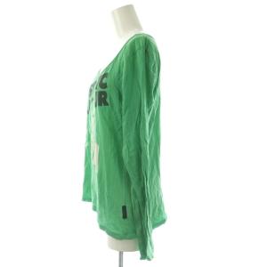 HYSTERIC GLAMOUR 長袖 Tシャツ カットソー プリント コットン F 緑 /NR OS