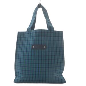 トートバッグ ハンドバッグ チェック グリーン /YO18