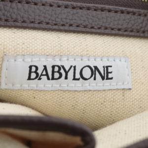 BABYLONE 25AW パイピングトート バッグ ハンドバッグ ブラウン /YO16
