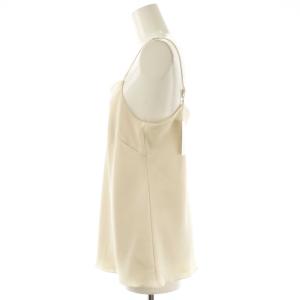 Plage 25AW dull satin キャミソール トップス アイボリー /NR OS