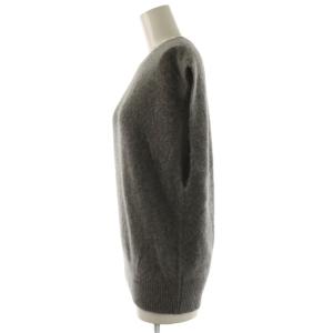 SLOBE IENA 25AW フォックスアルパカ ニットベスト プルオーバー グレー /NR OS