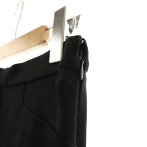 NOBLE 25AW コンシールスリットストレッチ パンツ テーパード 38 黒 /NR OS