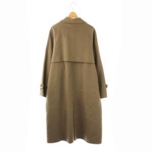 IENA 24AW スーパー160ダブルフェイスステンカラーコート 38 モカ