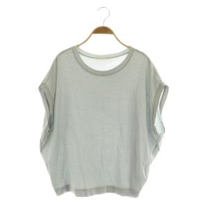 25AW ALBINI ハイゲージTシャツ カットソー フレンチスリーブ グレー /MY OS